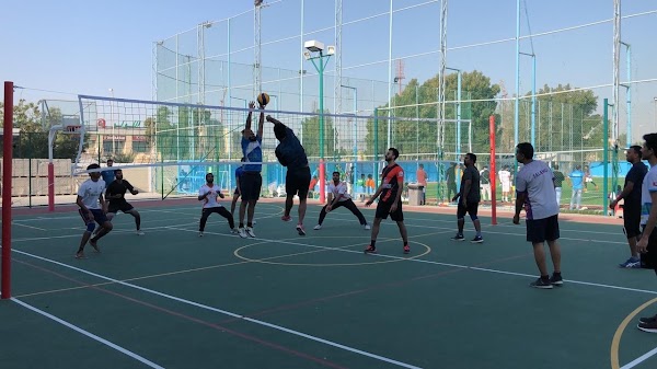 SIMBR Sports -Tennis, Football, Basketball, Badminton, Volleyball court in Dubai Scholar School Quasis — Basketball in Dubai